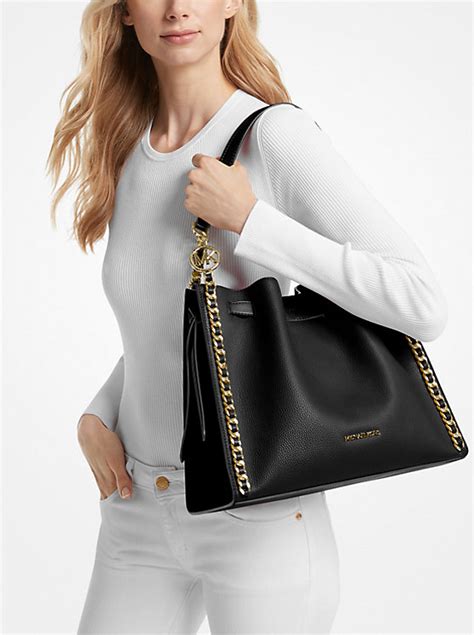 michael kors large mina|michael kors mina large bag.